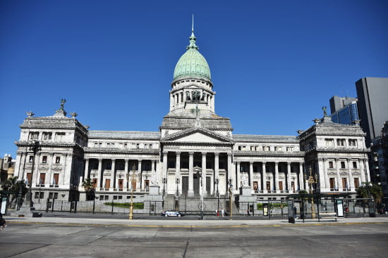 Palacio do Congresso em Buenos Aires