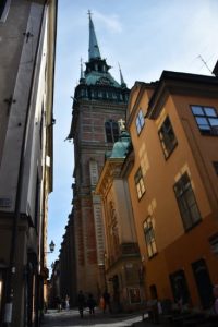 Rua em Gamla Stan, Estocolmo