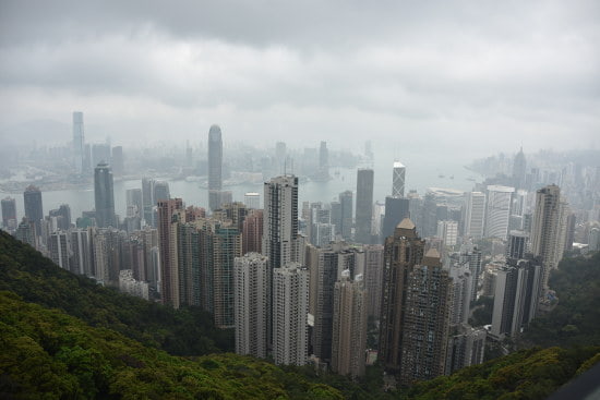 Hong Kong vista do Victoria Peak