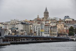 Ponte Gálata e a Torre Gálata, Istambul