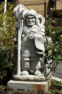 Um dos Deuses da Felicidade do Templo Xintoísta Naruko Teijin