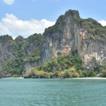 Ao Railay Ao Railay vista do barco