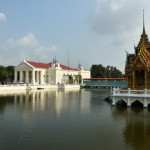 Bang Pa-in espelho d'água em Bang Pa-in