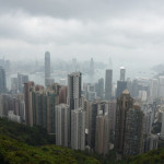 Hong Kong vista do Victoria Peak Hong Kong vista do Victoria Peak