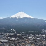 Monte Fuji Monte Fuji visto do mirante em Kawaguchi-ko