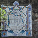 Mapa no Museu do Azulejo Mapa no Museu do Azulejo em Colônia do Sacramento