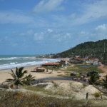 Vista da Praia do Sagi, em Baía Formosa Praia do Sagi em Baía Formosa
